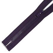 Молния трактор, №5, не разъемная 18 см, темный фиолет