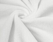 204.Флис Белый 230 гр-отрез 0.33м, СКИДКА 15%. Антипиллинг, двусторонний.