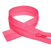 Молния трактор,№5, разъемная  60 см, ярко розовый