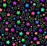 МЕМБРАННАЯ ТКАНЬ "Звезды на черном фоне" СКИДКА 15%. Отрез  1.1м