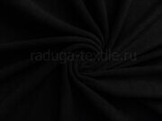 Флис "Черный " 230гр/м. СКИДКА 15%. Отрез 0.77м. Двусторонний, антипиллинг.