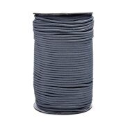 Резинка шляпная, круглая, 3мм, темно серый