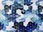 №103 Мембранная ткань Лыжники  СКИДКА 15%. Отрез 1.23м