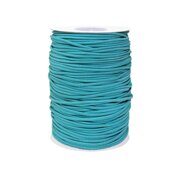 Резинка шляпная, круглая, 3мм, аквамарин.