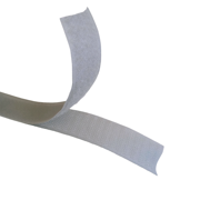 Лента-липучка, цвет светло серый, ширина 25мм.
