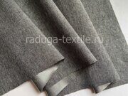 МЕМБРАННАЯ ТКАНЬ ЦВЕТ: серый меланж. СКИДКА 15%. Отрез 1.15м