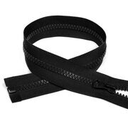 Молния трактор,№5,разъемная  75 см, черный